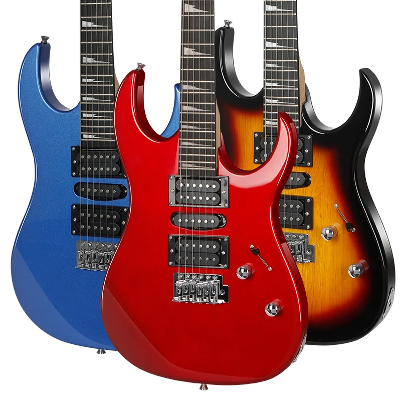 

Minsine MS170 6-String Electric Guitar (39-inch) — HSH Pickups, Basswood Body, Rosewood Fingerboard; ST-Style Rock Guitar