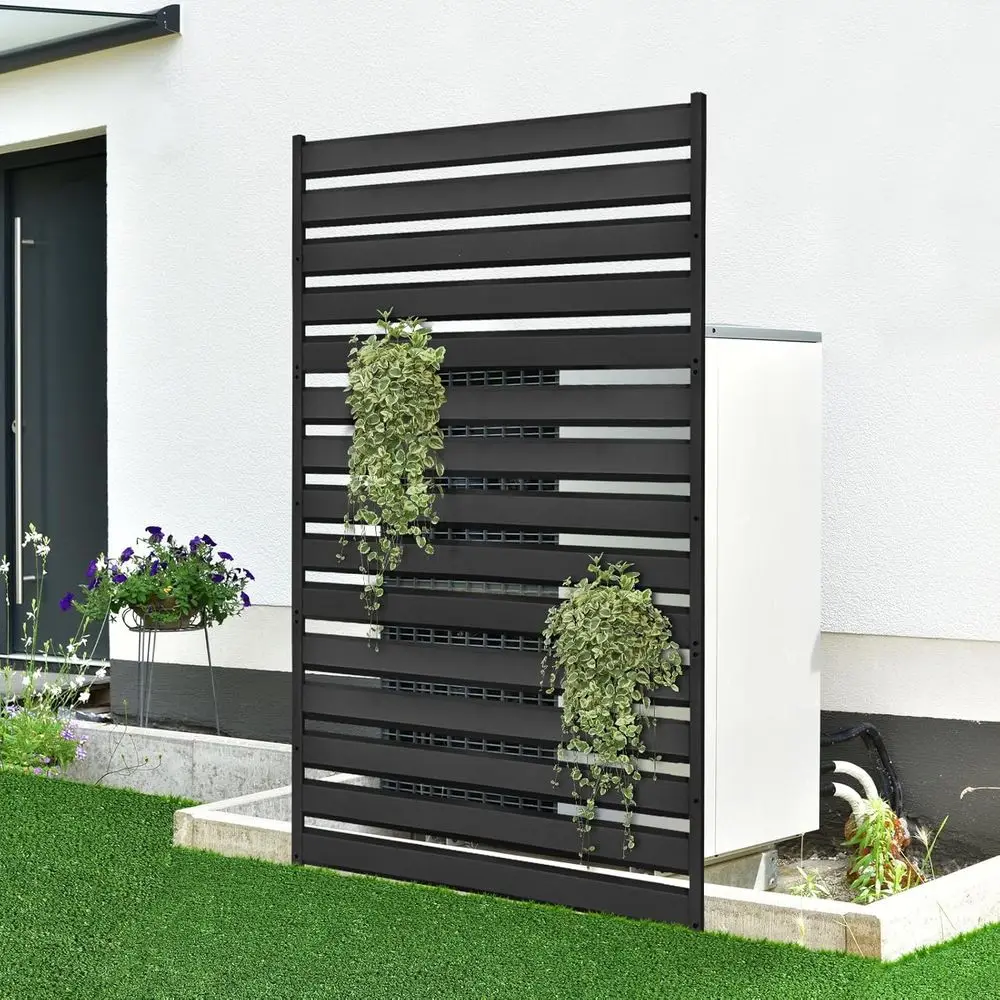 

60" H x 38" W Air Conditioner ence Sn Trash Can Privacy ence Panels or Outside Unit, Pool Eequipment Enclosure, No Dig Backyard