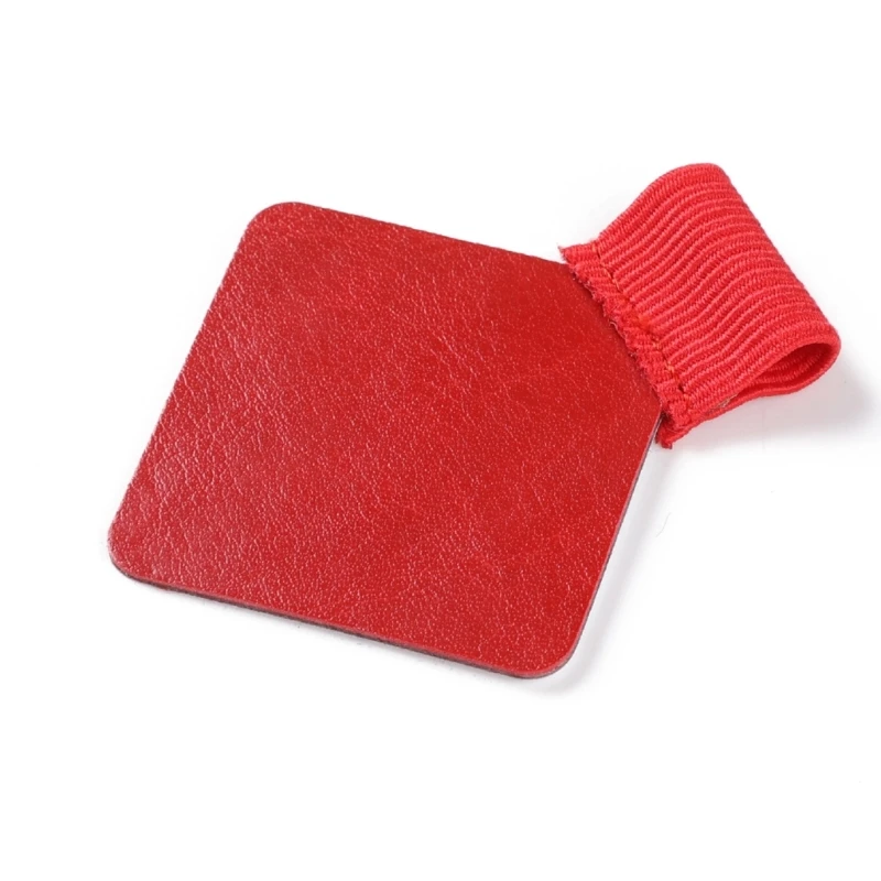 10Pcs  Adhesive Leather Pen Holder for Journal Planner Clipboard Leather Pen Rings Holder Leather Elastic Pen Holder