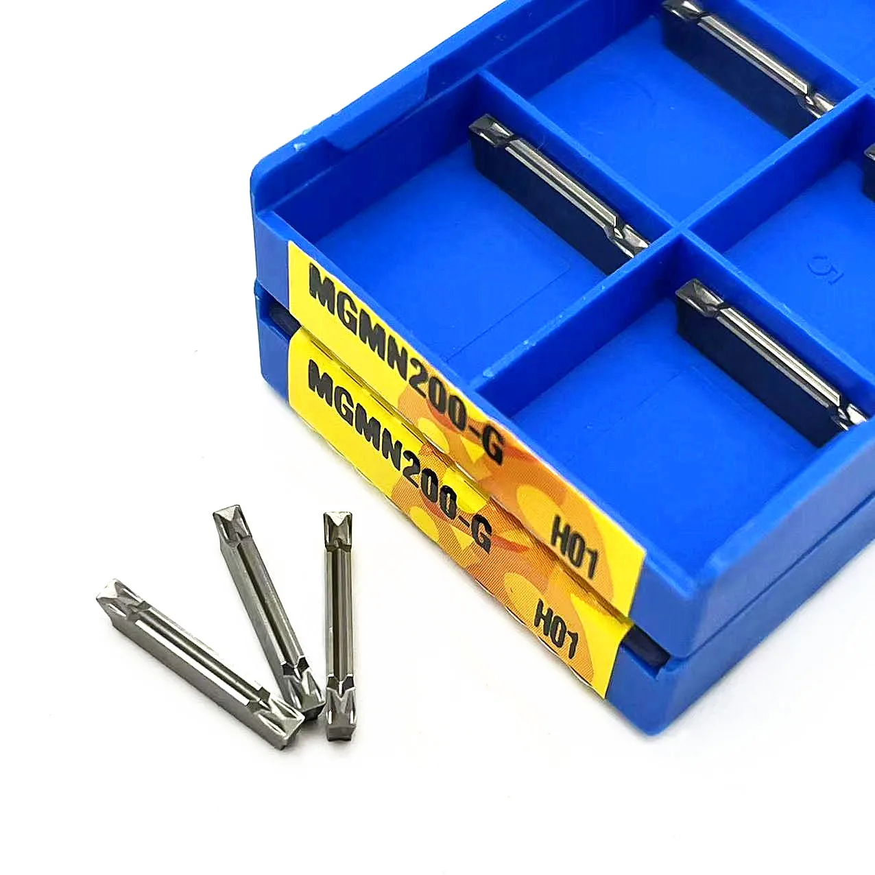 10PCS High quality MGMN200 G H01 Aluminum Turning Carbide Insert Copper and Aluminum MGMN Grooving Cutting Tool MGMN200 G H01