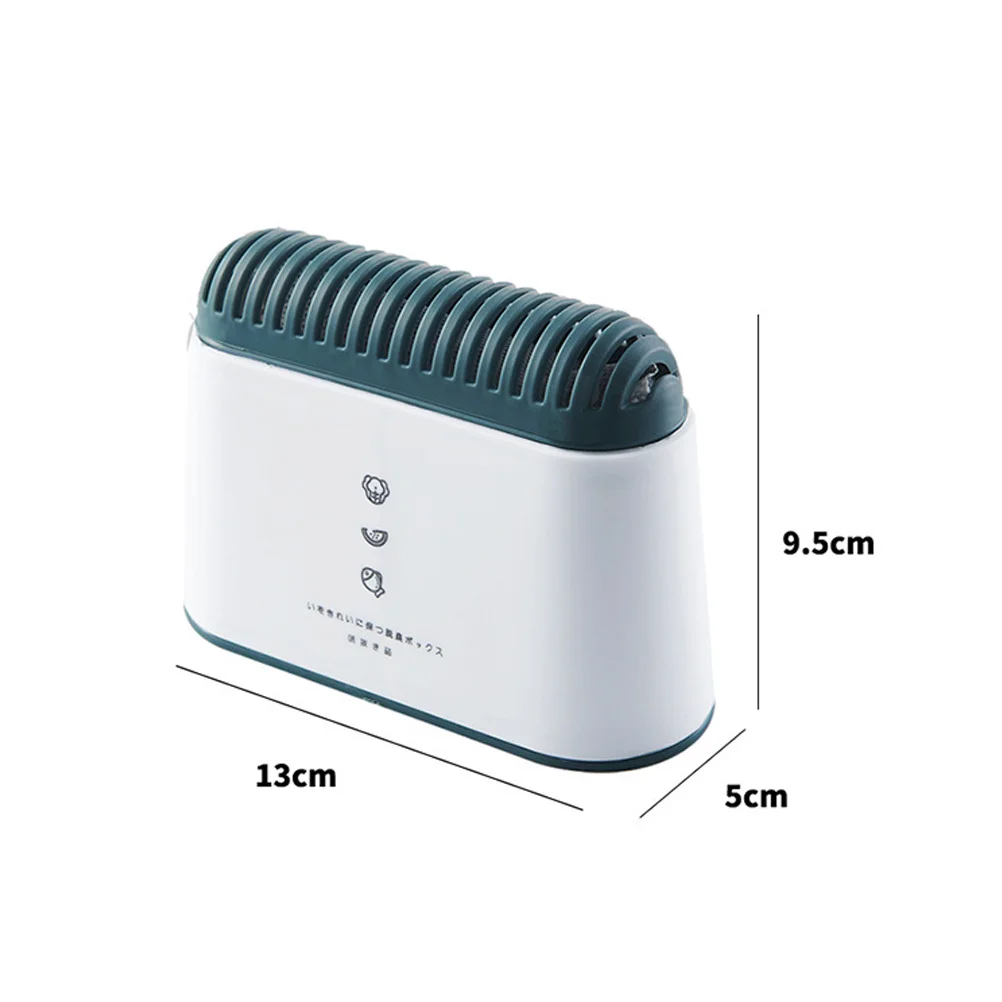 2 قطعة ثلاجة الفحم المنشط مزيل العرق صندوق قابلة لإعادة الاستخدام مزيل الروائح الكريهة امتصاص الهواء النقي لمبرد الفريزر #5