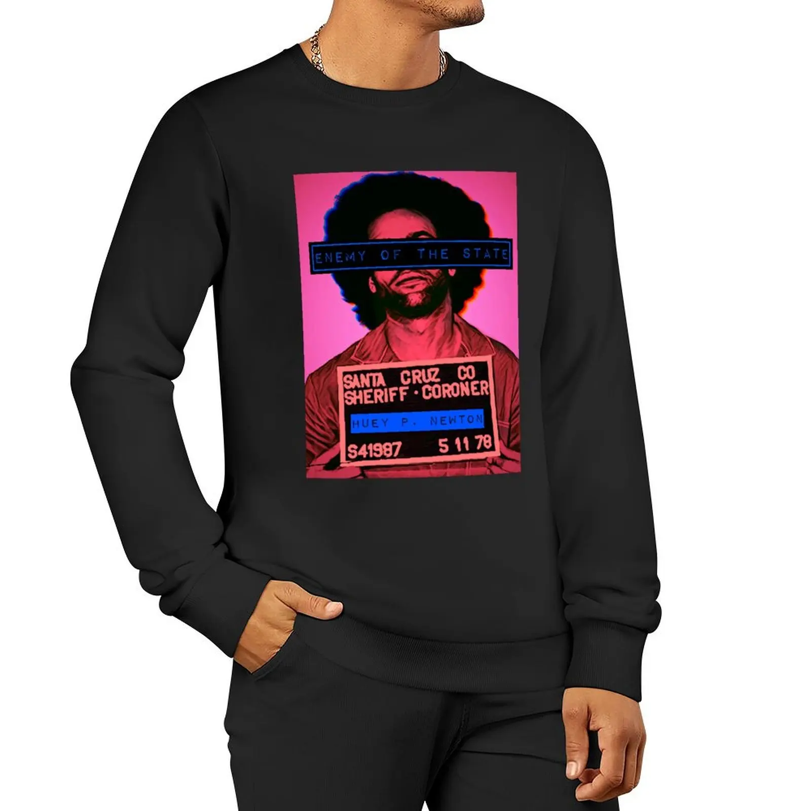 

Huey P. Newton (P) Pullover Hoodie autumn clothes new sweatshirts