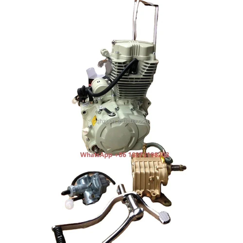 

CQHZJ Wholesale Tricycle Engines Three Wheeler Motorcycle 6 Gears Air Cooling Engine Assembly 150cc