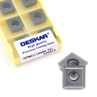 10pcs DESKAR SPMG SPMG050204 SPMG060204 SPMG07T308 SPMG090408 SPMG110408 SPMG140512 TG LF6018 TF618 CNC Tools Drilling Inserts