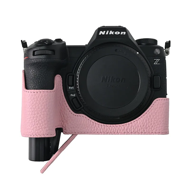 Z63 oryginalne skórzane etui na aparat Nikon Z6III Z6 Mark III dolna pokrywa otwierania baterii