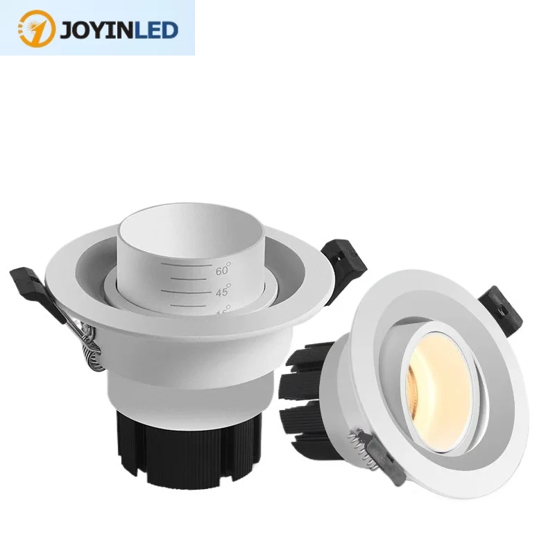 

Recessed Anti Glare COB LED Downlights 3W 5W 7W 12W 15W LED Ceiling Lamps LED Ceiling Spot Lights Indoor Lighting AC85-265V