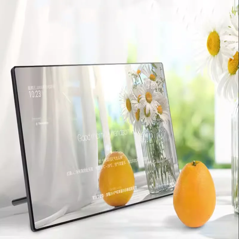 Espejo Mágico Inteligente de 13.3 Pulgadas con Raspberry PI 3A+ Integrado, Pantalla Táctil con Diálogo por Voz Inteligente