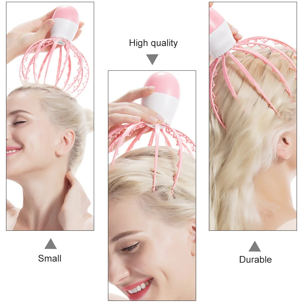 

Octopus Head Massager Rechargeable Portable Scalp Massage Tool Handheld For Blood Circulation Multi-Function Gua Sha