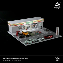 MoreArt 1/64 711 convenience store light version assembly scene