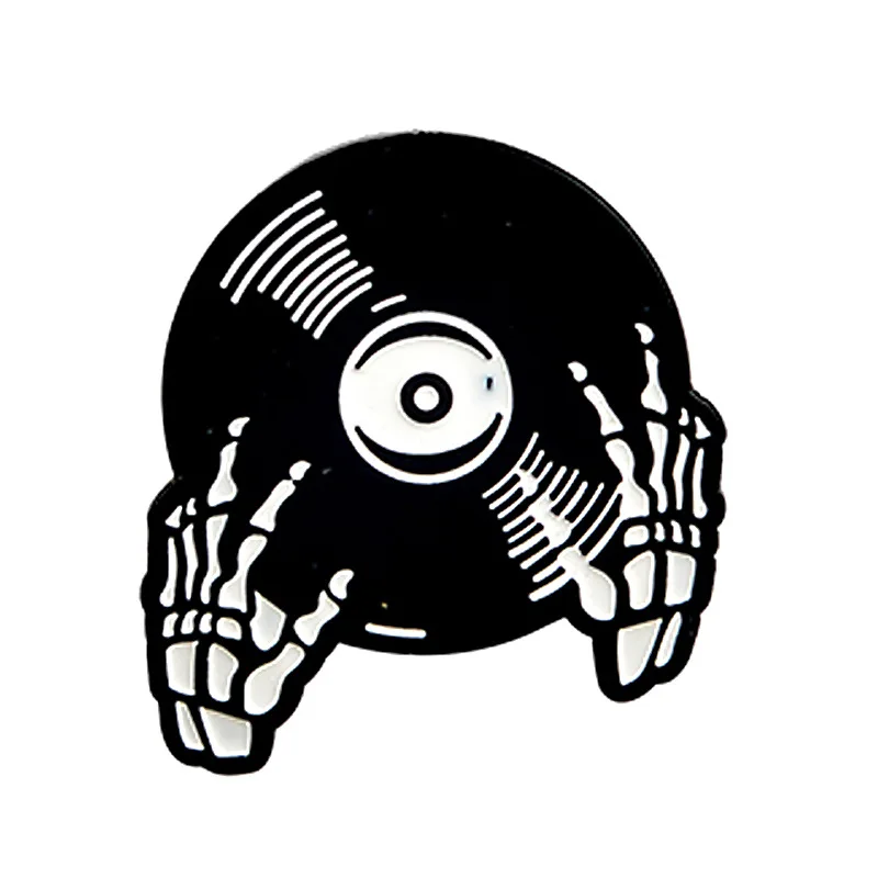 Halloween CD player audio tape Badges Brooch Enamel Pins label Bag Backpack hat Jewelry gift dress accessories