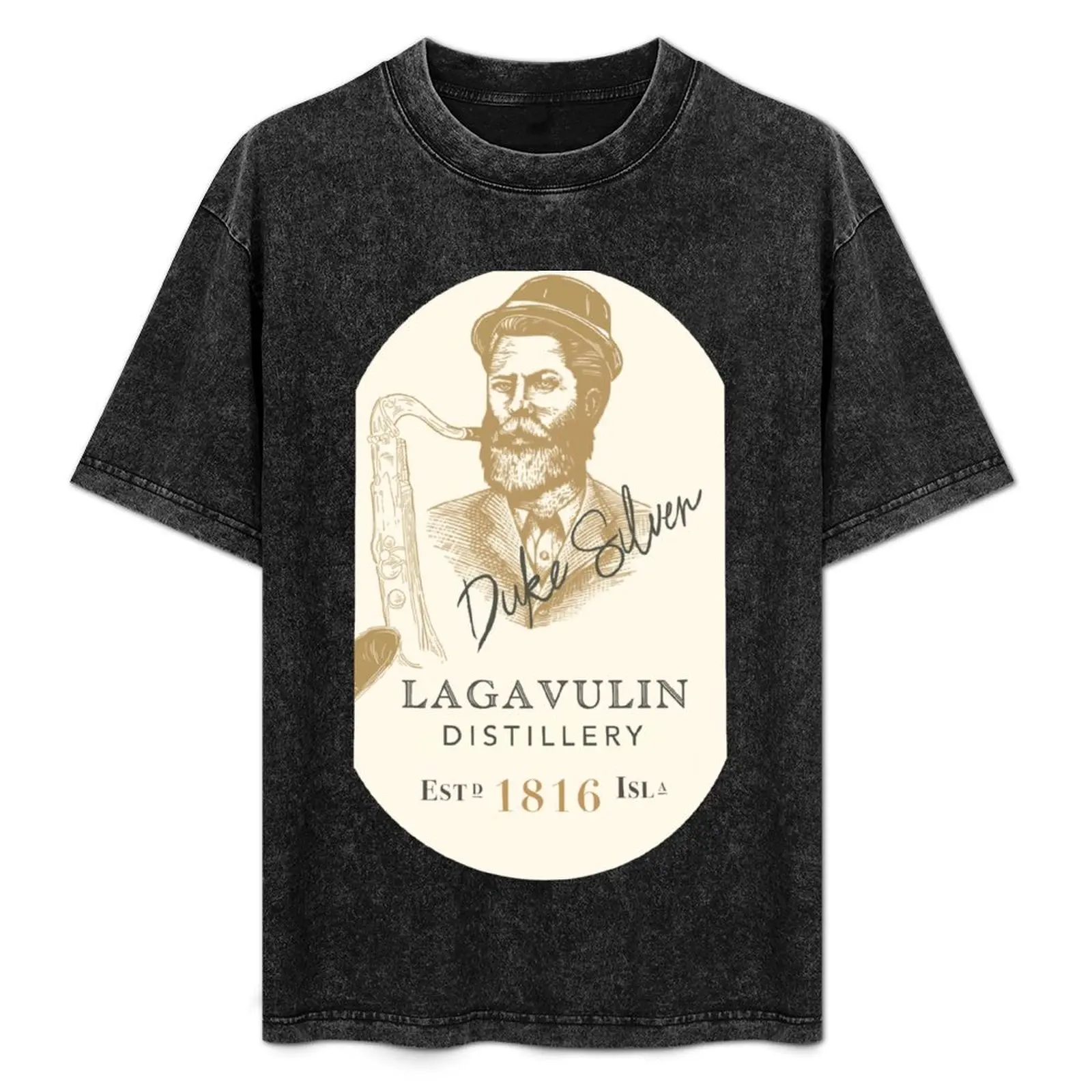 

Duke Silver Lagavulin T-Shirt Relaxed Fit Casual Short Sleeve Top
