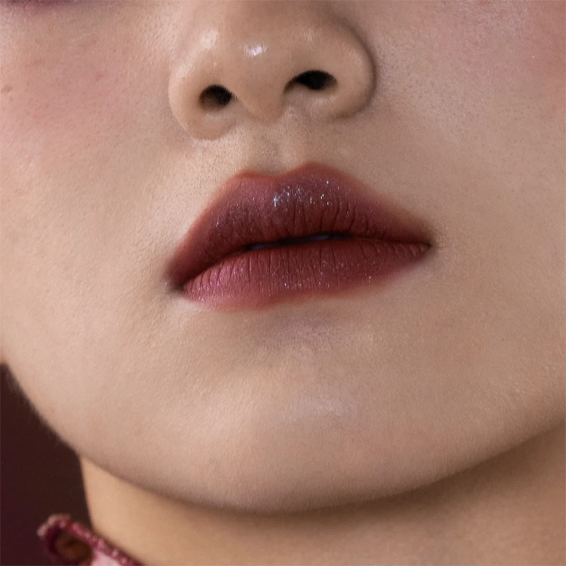 Girlcult New Dark lipstick Romance Lip Cream Fine Shimmer Nude Non-Stick Lip Glaze Liquid Lipstick Matte Aromatic Indulgence