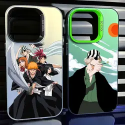 Anime Bleachs Hot Kurosaki Ichigo Phone Case For iPhone 16 15 14 13 12 11 Pro Max X XR XSMAX 8 7 Plus Candy Matte Back Cover