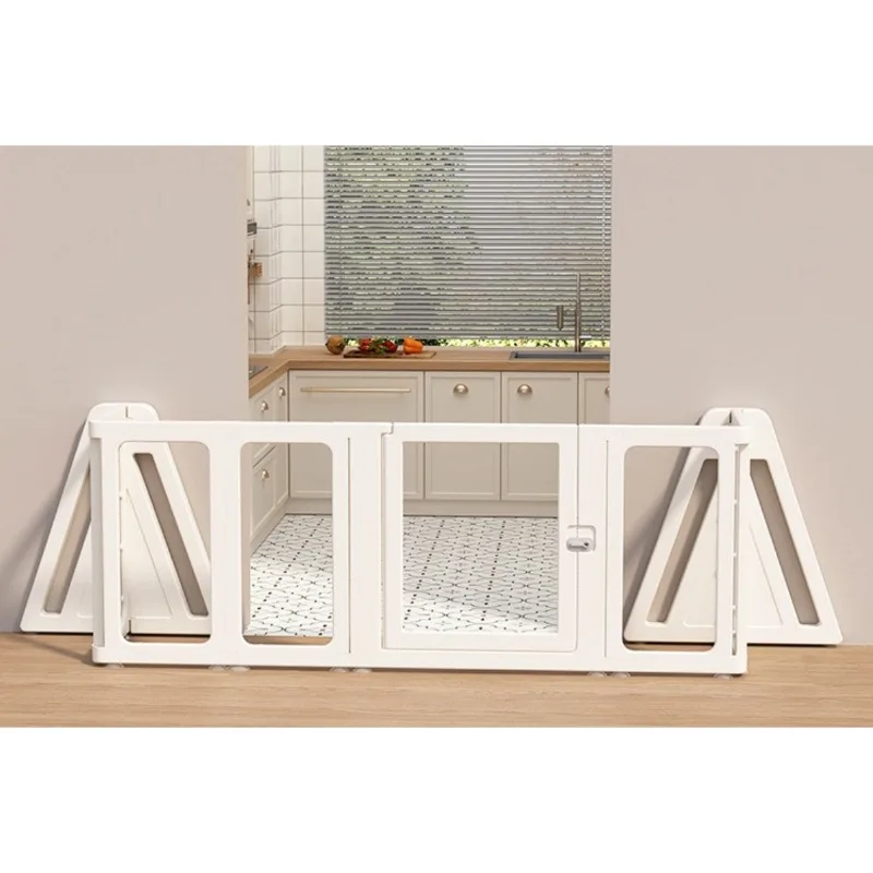 سياج كلب شفاف داخلي جرو الكلاب حاجز الأسوار كلاب أليفة هريرة القضبان روضة اكسسوارات بوابة الطفل الحيوانات الأليفة باب الضميمة #6