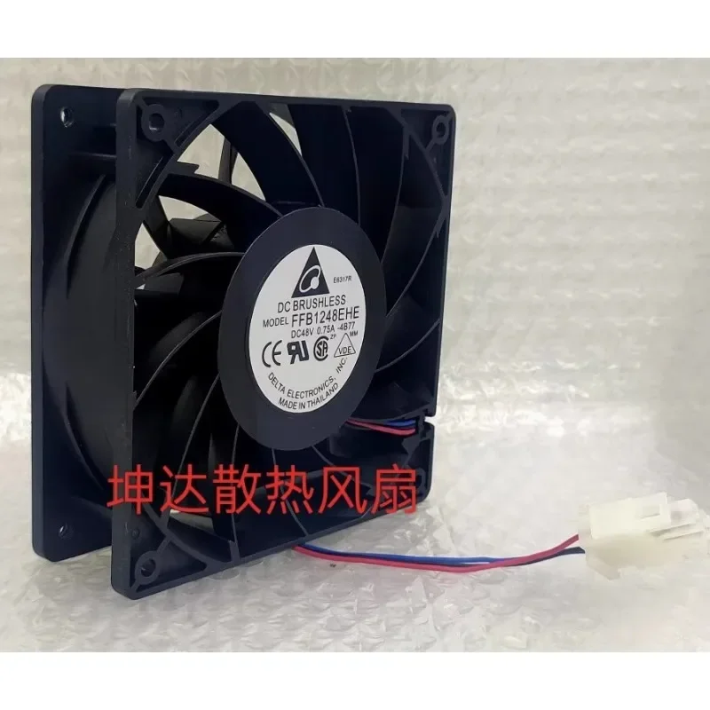 الأصلي الجديد وحدة المعالجة المركزية مروحة ل دلتا FFB1248EHE-4B77 12 سنتيمتر 12038 48 فولت 0.75A محول التردد مروحة 120*120*38 مللي متر