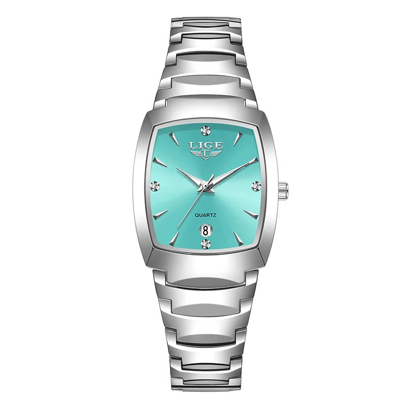 Women's Elegant Square Dial Waterproof Quartz Watch