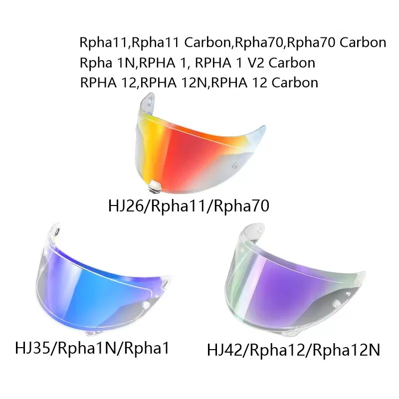 

Motorcycle Helmet Visor Compatible with Hjc HJ42/Rpha12/Rpha 12N/Rpha 12 Carbon Protection Helmet Visera UV Shield Visors