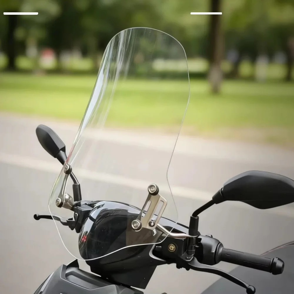 For ZEEHO AE5i AE8ZEEHO AE5i AE8 Heightened Front Windshield Glass - Durable Protection for Motorcycle