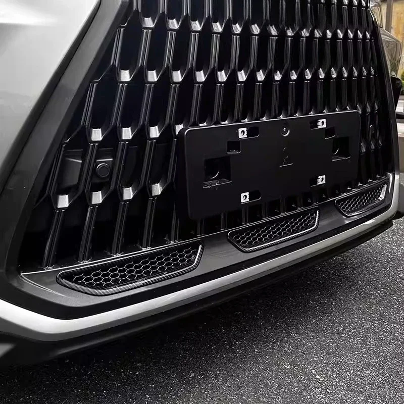 

Средняя сетка передней планки с трендовой наклейкой для Lexus NX260 NX350H 400H 2022-2025, модификация передней решетки и инструменты для переднего бампера