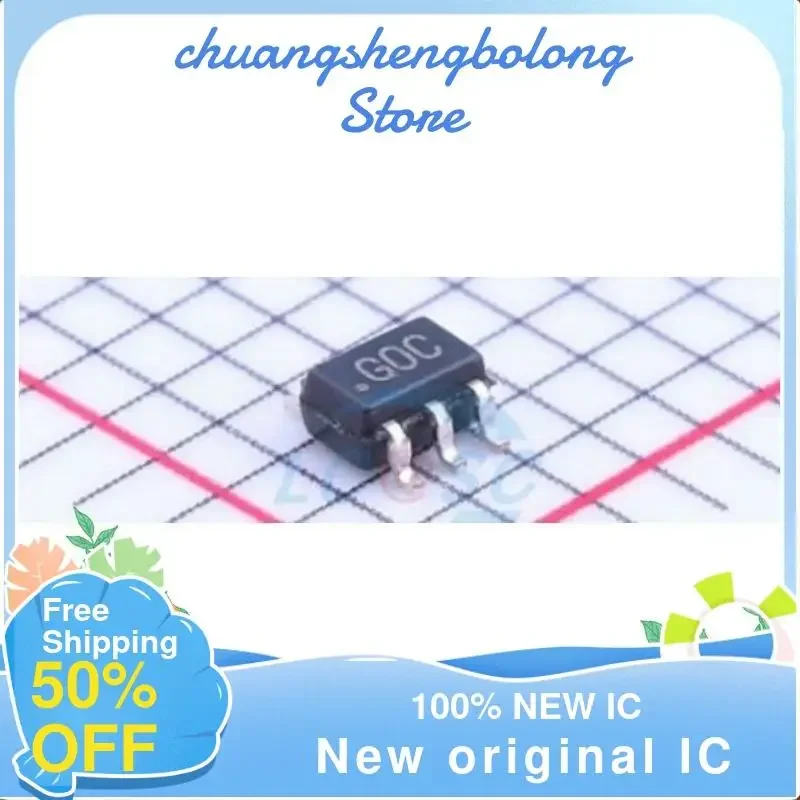 5PCS ADCMP600BKSZ ADCMP600BKS Serigrafia g0c sc70-5 chip comparatore lineare