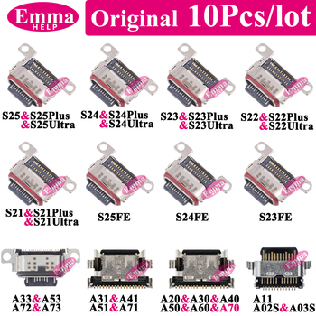 10pcs USB Charging Port Connector for SamSung Galaxy S25 S24 S23 S23 S22Plus Ultra S21 FE A22 A12 A11 A51 A71 A52 A72 A73 A03S 10pcs USB Charging Port Connector for SamSung Galaxy S25 S24 S23 S23 S22Plus Ultra S21 FE A22 A12 A11 A51 A71 A52 A72 A73 A03S