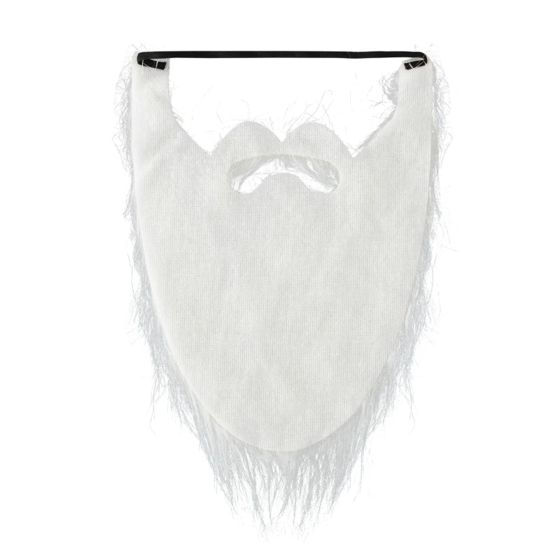 Fausse barbe Costume barbe vieil homme moustache Costume Halloween drôle barbe accessoires cheveux du visage pour Cosplay