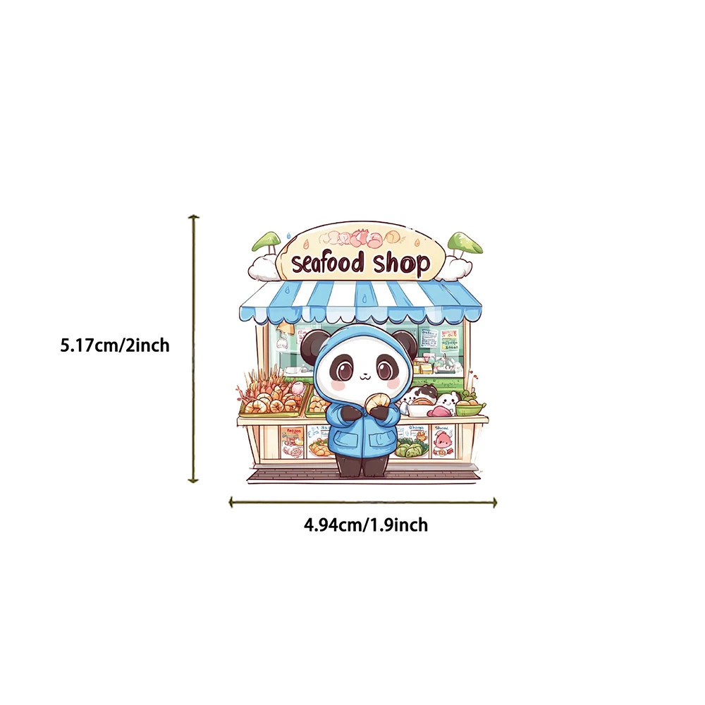 10/30/50pcs Simpatici Animali Negozio Serie Adesivi Del Fumetto Divertente Creativo Graffiti Adesivo FAI DA TE Bottiglia di Acqua Frigo Telefono Decalcomanie giocattoli