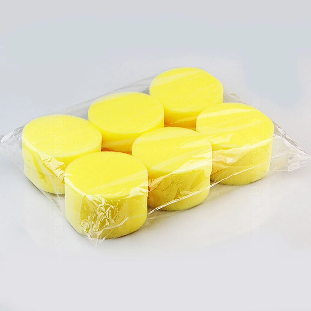 36 Pcs Sponge Car Polishing Vehicle Buffing Plated Crystal Brush Cleaning Waxing