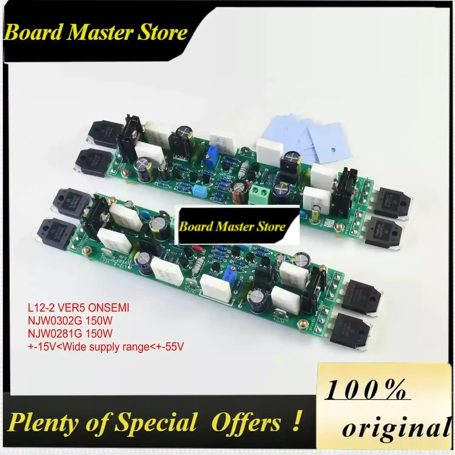 BoMaSPure Class A Amplifier 30w P Test Dual Channel