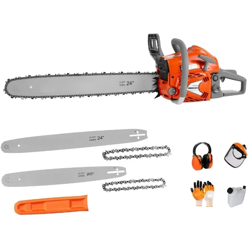 Top Handle Gas Powered Chainsaw 24 Inch 20 Inch Petrol Handheld Cordless Chain Saw