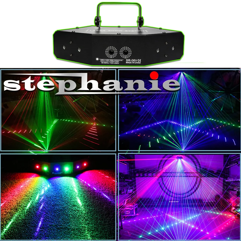 Лазерный проектор, 6 глаз, для сцены