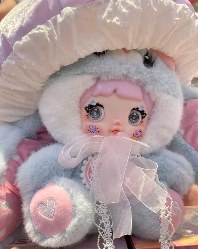 

Hi Toy Nommi 400% грибная шляпа, слепая коробка, фигурка, милый маленький кролик, кукла, модная игрушка, орнамент, украшение, подарок на день рождения для детей