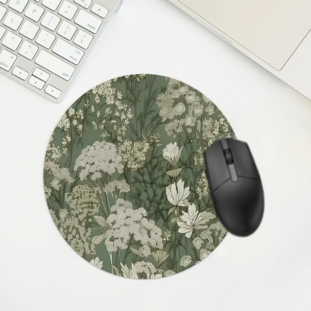 Tapis de souris artisanal fleurs sauvages Kawaii tapis de souris tapis de souris tapis de bureau Anime fille tapis de bureau PC décoration jeu PC accessoires