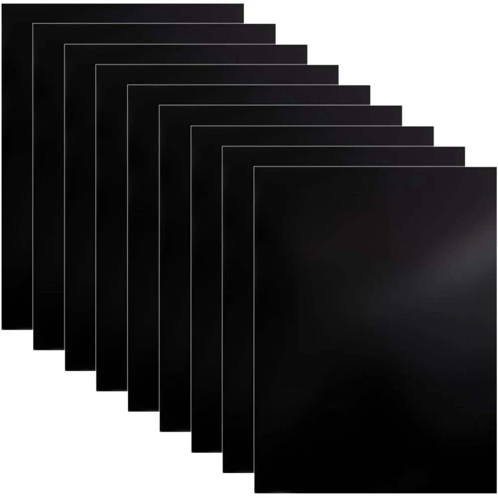 10 Sheets Black Laser Engraving Testing Paper A4 11x8.3 Inch Double Sides Laser Marking Paper for Fiber Laser Marking