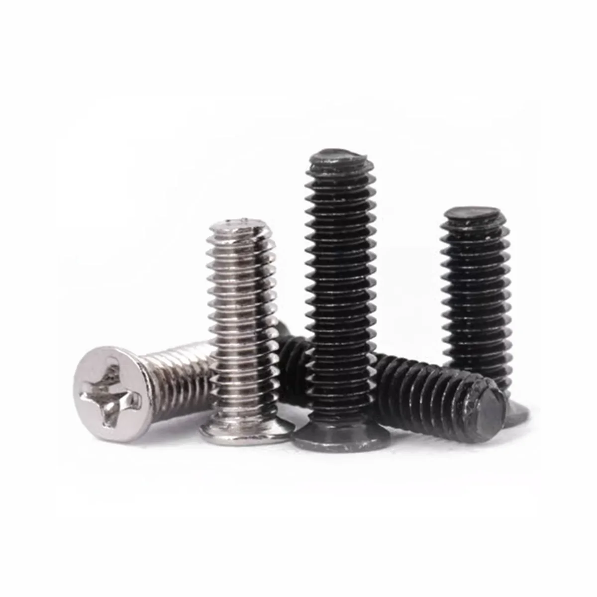 M1.6M2M2.5 Nickel Plated FM Cross Small Countersunk Head Screw Small Flat Head Electronic Machine Screw