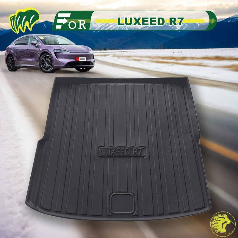 

For HUAWEI LUXEED R7 2024-2025 TPE Custom Fit Car Trunk Mat All Season Black Cargo Mat 3D Shaped Laser Measured Trunk Liners