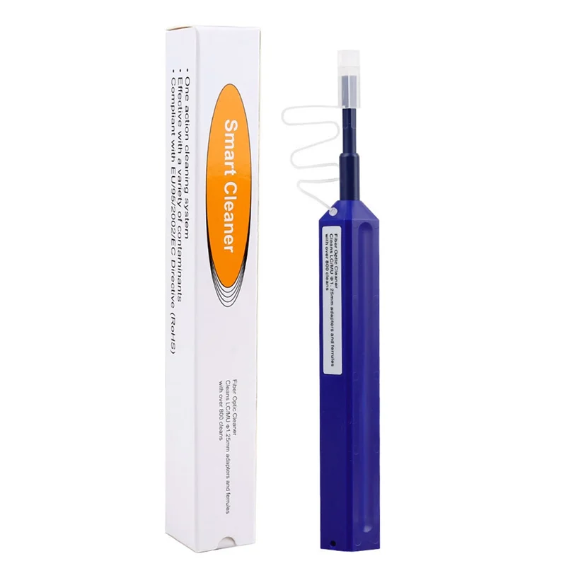 B04B-Środek do czyszczenia złączy światłowodowych 2,5+ 1,25 mm SC/FC ST LC/MU Pióro do czyszczenia światłowodów jednym kliknięciem