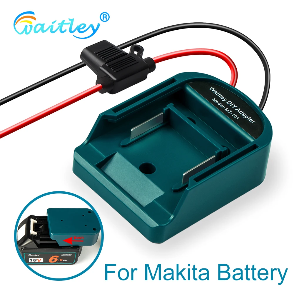 External Battery Adapter Converter for MT Makita 14V/18V  Battery DIY Power Tool box mod Plug accessories kit electric extension