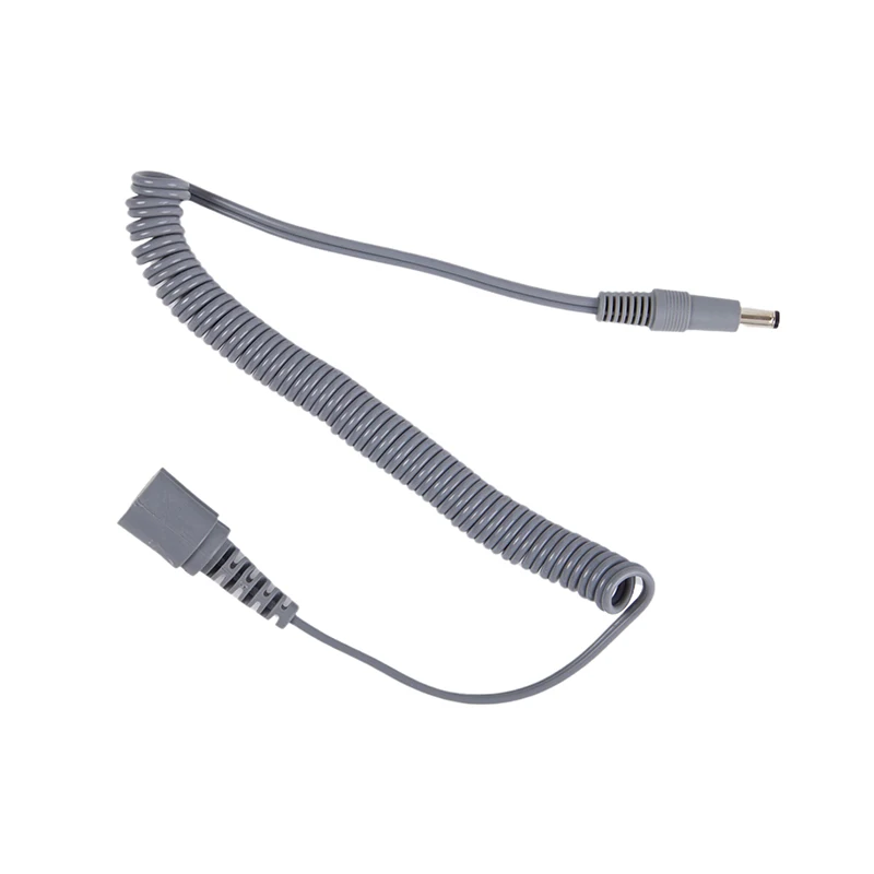 1개 강력한 기계 액세서리 네일 드릴 핸드피스 코드 전원 케이블 전기 매니큐어 드릴용 회색 핸들 로프