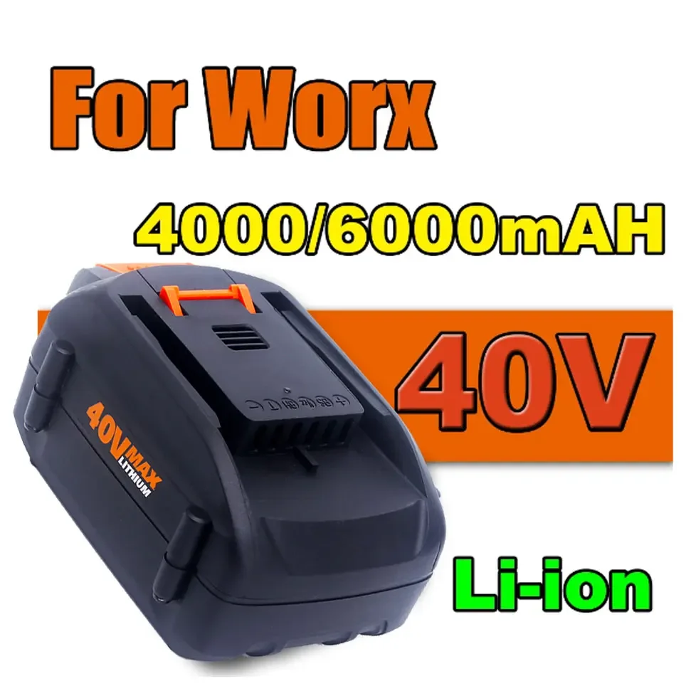 Worx 6000 original brandneue austauschbare worx 40v 5000mah/3000mah/mah Lithium-Ionen-Batterie Werkzeug batterie wa3580