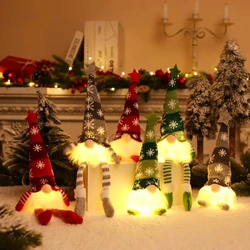 Christmas Gnome Faceless Doll Night Light Merry Christmas Decorations For Home Holiday Ornament Xmas Gift Navidad New Year