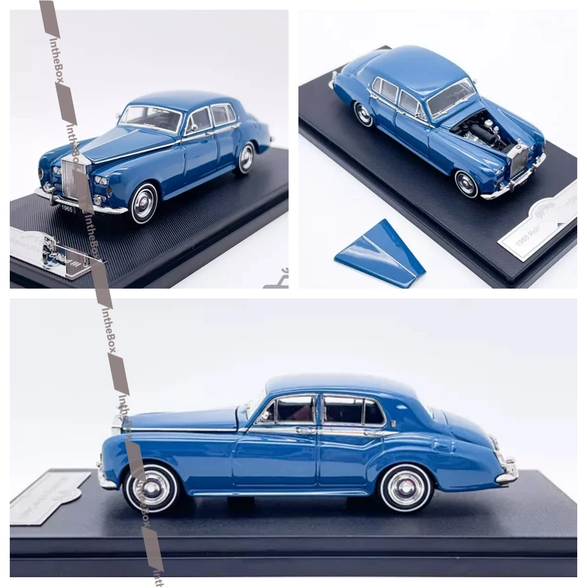 GFCC 1:64 1965 Silver Cloud Blue  Diecast Model Car