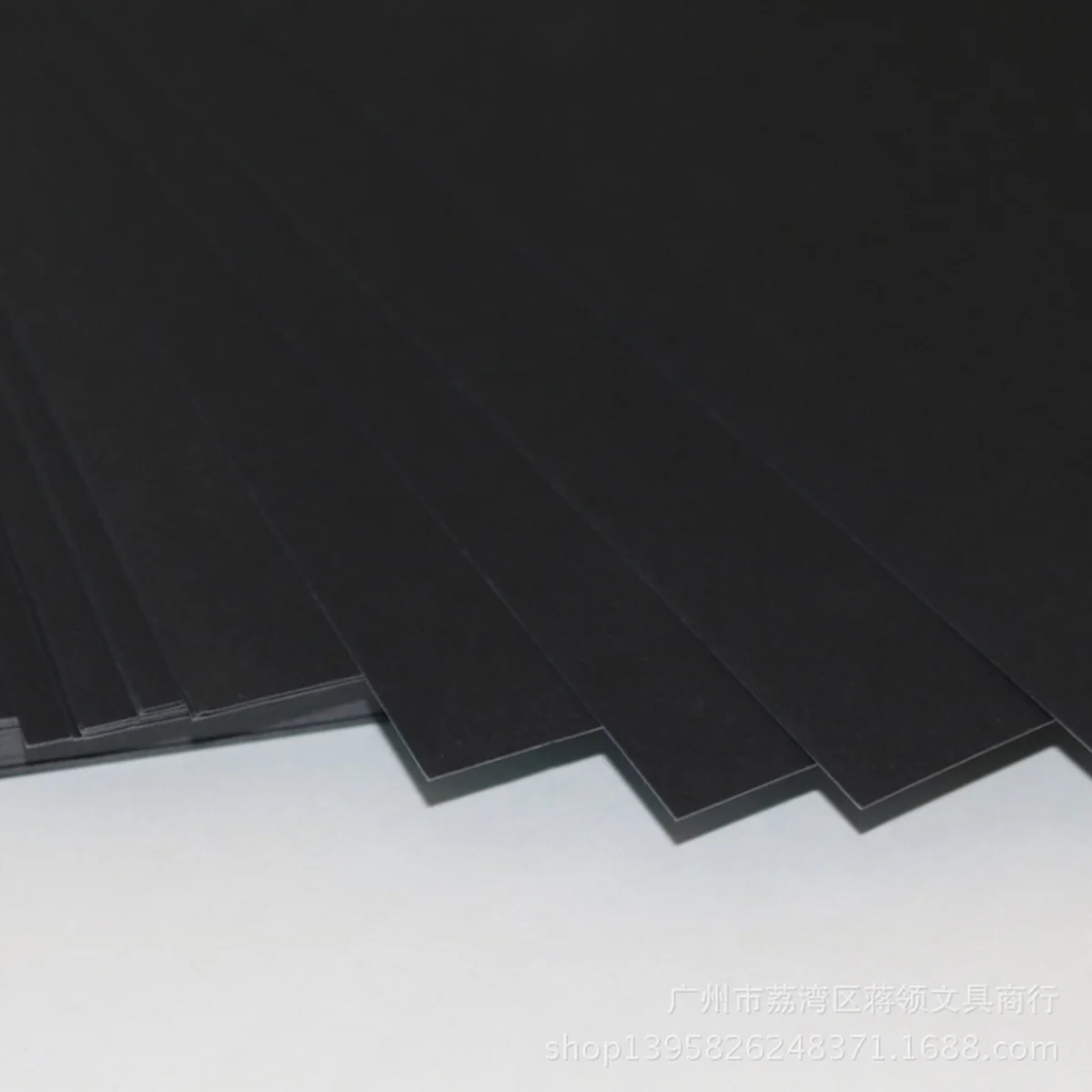 50 قطعة A4 ورق كرافت أسود 250gsm لتقوم بها بنفسك سجل القصاصات بطاقات المعايدة بطاقات الأعمال الحرفية لكمة سهلة الاستخدام دائم A4 ورق أسود #4