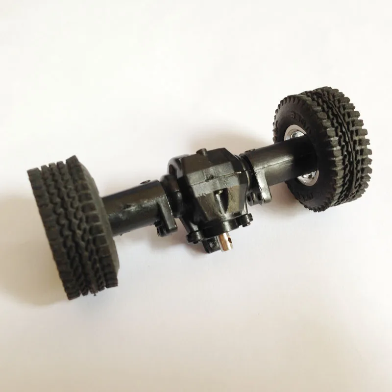 Small Rc Crawler Climbing Car Front Middle Rear Axle 1:35 Diy Model Tractor Dump Truck Axle
