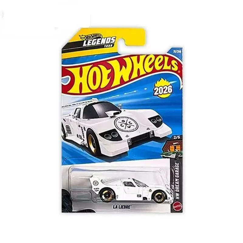 Auténtico coche Hot Wheels LA Liebre Toys 1/64, vehículo fundido a presión, colección de modelos de aleación Hw Dream Garage, regalo de cumpleaños