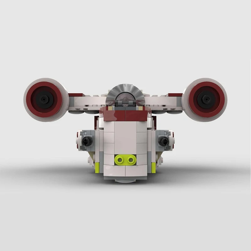 354pcs MOC Star Battle Republic Razor Crest Midi Scale - Alternate Build ARC-170 Starfighter Model Building Blocks Toy Idea