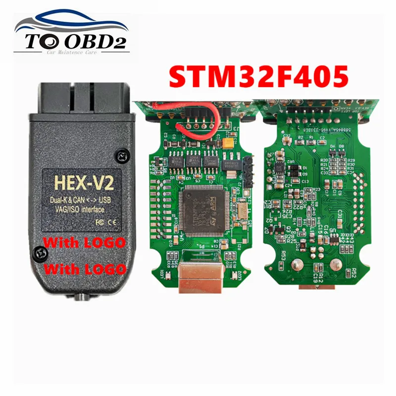 Without Loader V20.4.1 Car Diagnostic cable STM415 STM32F415VGT6 9241A TJA10S7 V20.41 Support For K line OBDII Interface 1:1 SMT