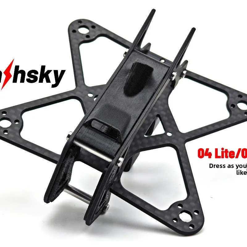 Rama drona FPV Flashsky-xkun 2.0, wynikająca z 2,5-letnich prac badawczo-rozwojowych, wprowadzona na rynek w temperaturze zamarzania, różne rozmiary, mały, duży, do lotów transkontynentalnych, quadcopter.