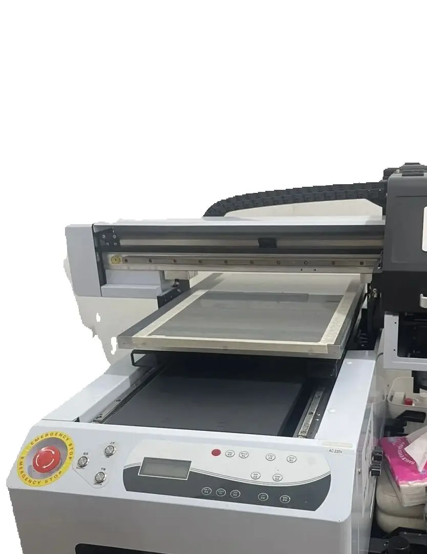 Uv Ink multicolor uv dtf transfer printer cmyk white color 3200dpi video technical support high speed diy uv flatbed printer