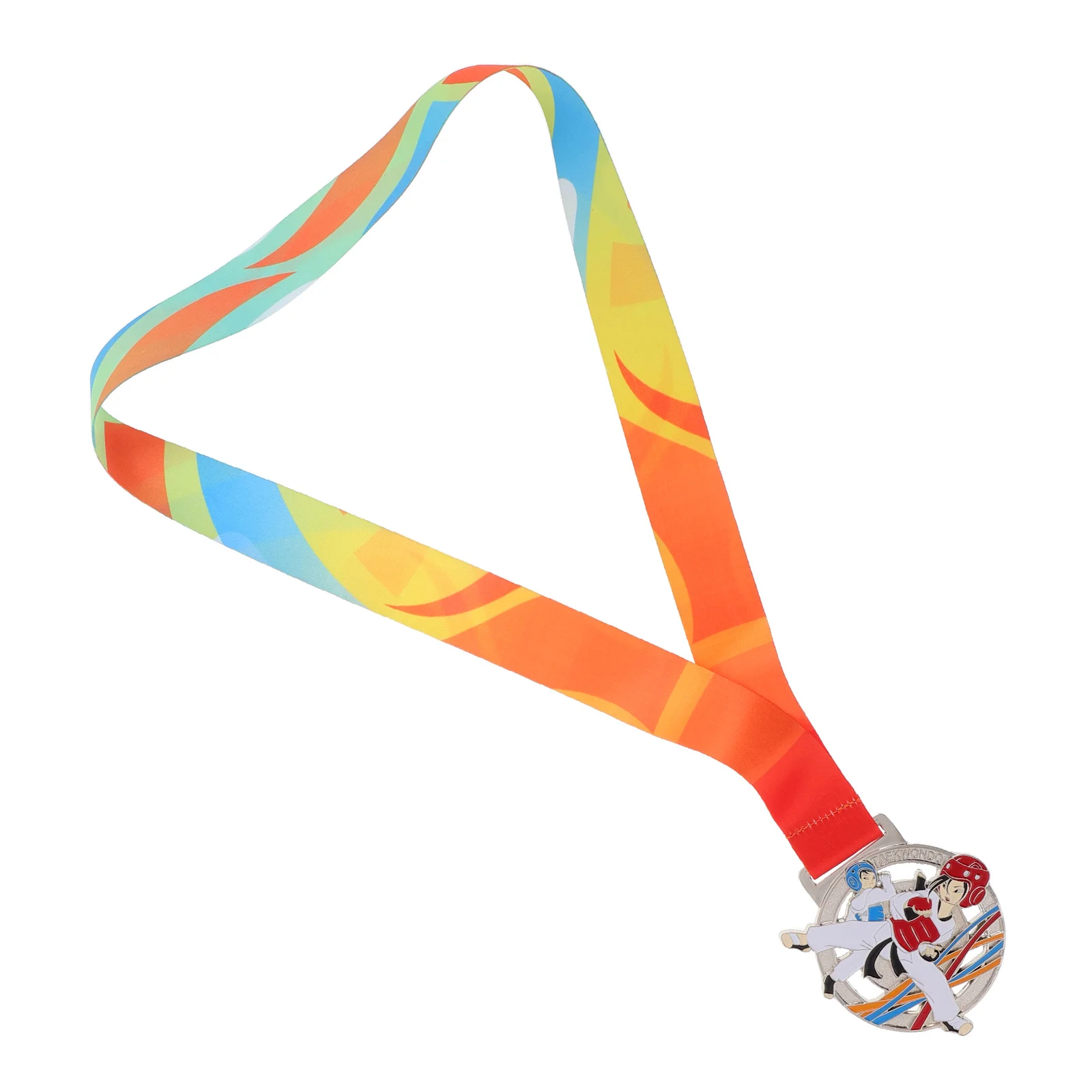 

Taekwondo Medals Martial Metal Silver Children Winners Uniform Handguard Accessories Training Equipment